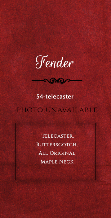Fender Guitar-54-telecaster