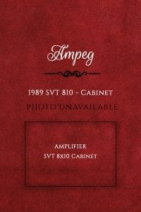 Ampeg 1989 SVT amp